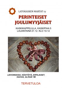 Latokasken Marttojen joulumyyjäiset 1.12.2018